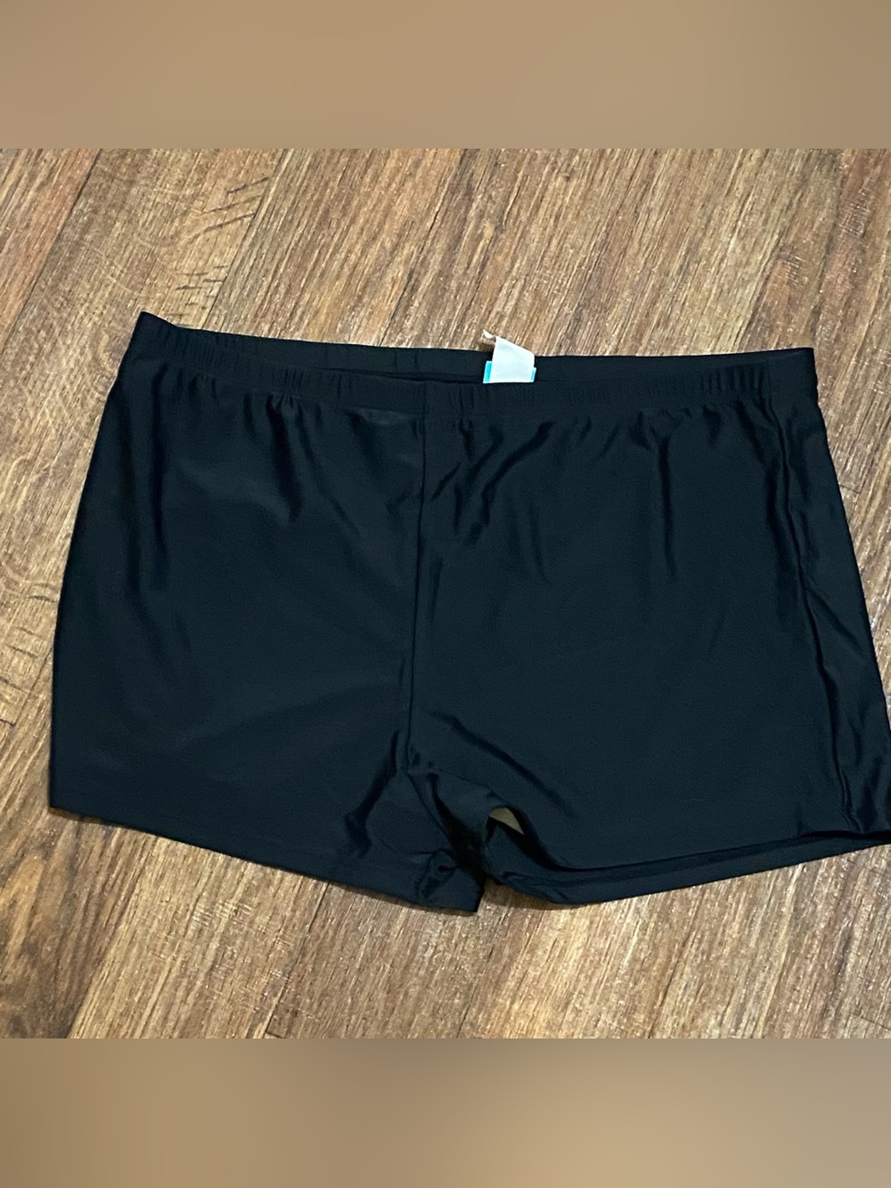 Septangle Womens Size 18 36” Waist Black Swim Shorts Classic Hot Pants New NWOT